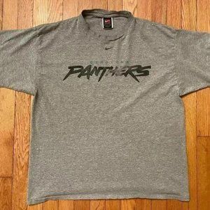 Vtg Y2K Carolina Panthers NFL Nike Team T-Shirt